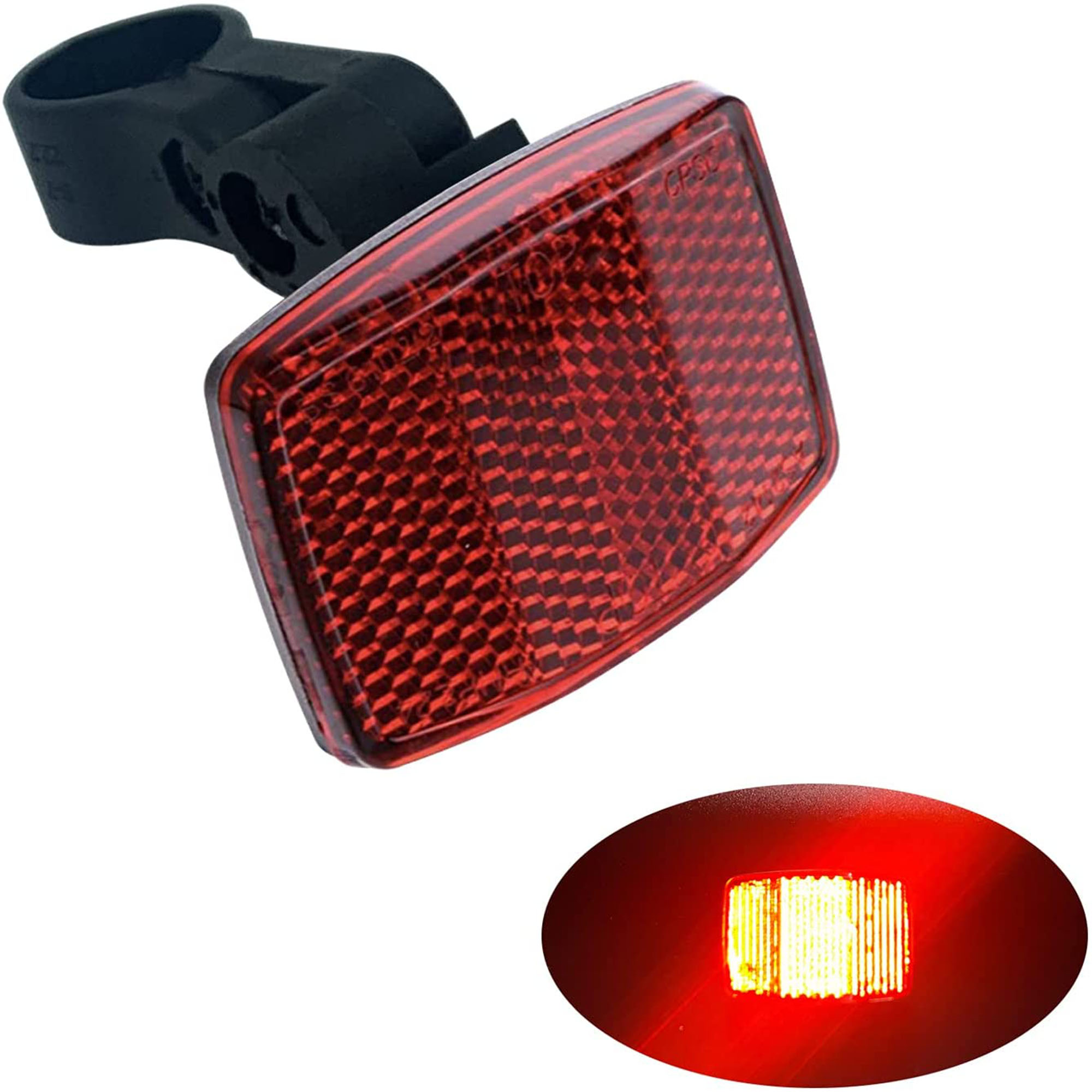 Super Bright Rear Bike Reflector,Safety Warning Visible Bicyle Light