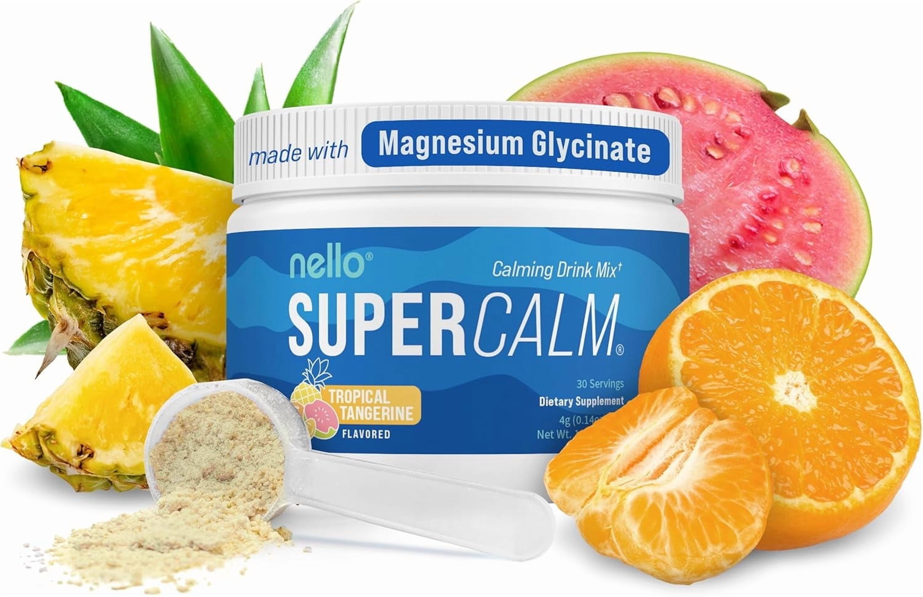 Nello Supercalm Drink Mix - Ashwagandha KSM 66, Magnesium