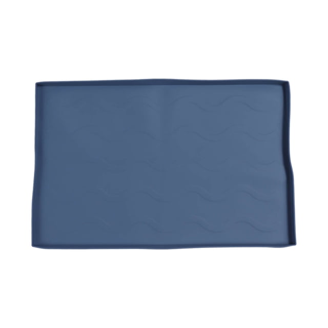 Tapis De Protection En Silicone Pour Plaque Chauffante Blackstone : Housse De Gril Antiadhésive Et Tapis De Protection(36inch -Bleu foncé)