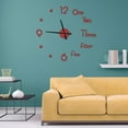 thumbnail image 1 of TopLLC Frameless DIY Wall Mute Clock Mirror Surface Sticker Home Office Decor on Clearance, 1 of 4