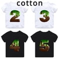 thumbnail image 2 of Camiseta con estampado de juego Mc para niños de 2 a 14 años, divertida camiseta de dibujos animados con números de cumpleaños, regalo para bebés, camisetas de algodón para niñas, 2 of 5