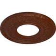 thumbnail image 3 of 29 3/8"OD x 11 5/8"ID x 1 1/8"P Anthony Ceiling Medallion (Fits Canopies up to 11 5/8"), Hand-Painted Burnished Mahogany Crackle, 3 of 6