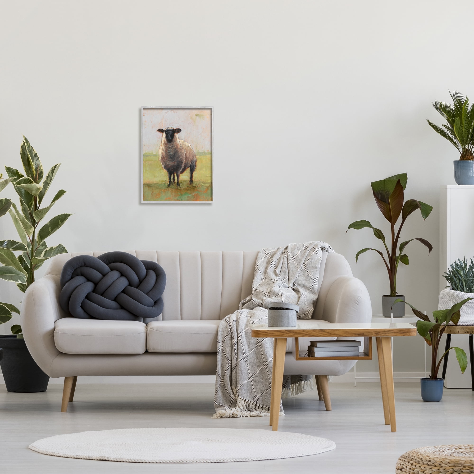Stupell Industries Painterly Away From Flock Sheep Framed Wall Art by Ethan Harper