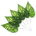 thumbnail image 3 of 5 hojas artificiales realistas para decorar plantas artificiales., 3 of 5