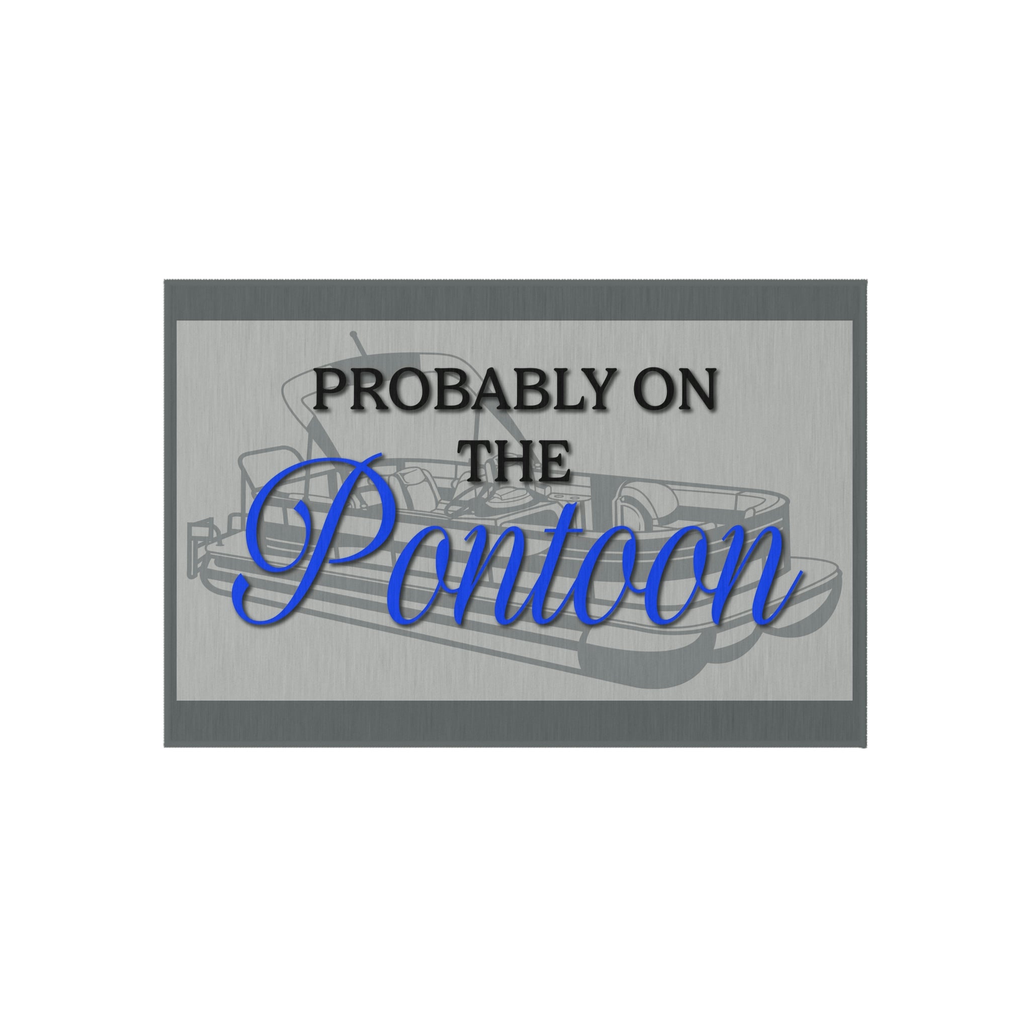 Pontoon Boat Outdoor Rug