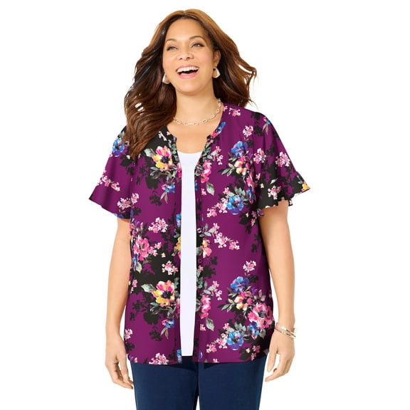 Catherines Women's Plus Size Isabella Romance Blouse