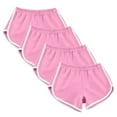 thumbnail image 2 of Xuyuer 4 Pack Yoga Short Pants Sports Shorts Gym Dance Lounge Shorts Dolphin Running Athletic Shorts for Women 2026, 2 of 7