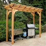 Creek Vine Design WRF38PERGCVD 3 ft. x 8 ft. Cedar New Dawn Pergola