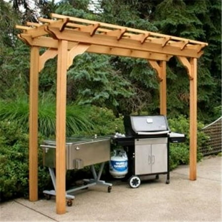 Creek Vine Design WRF38PERGCVD 3 ft. x 8 ft. Cedar New Dawn Pergola
