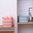 thumbnail image 2 of relayinert Plastic Closet Underwear Organizer Drawer Divider Bras Container Case Sock Ties Storage Box No.06, 2 of 6