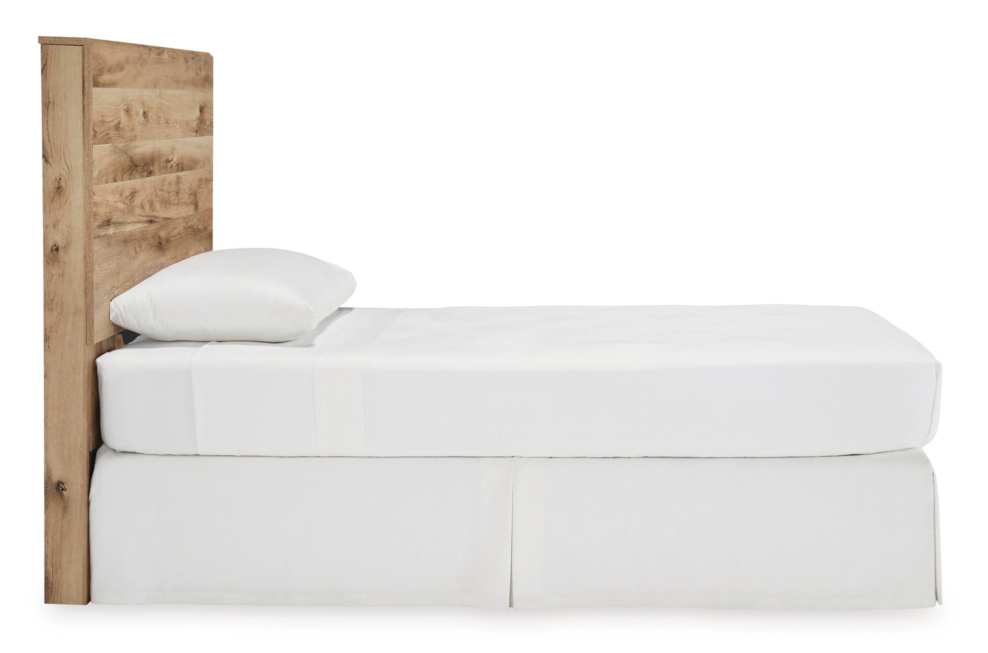 Signature Design by Ashley Hyanna Twin Panel Headboard, Tan Brown, Rustic Wood-Look Headboard