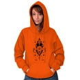 thumbnail image 3 of Fish Triangle Compass Spirit Animal Unisex Plus Fleece Graphic Hoodie Brisco Brands 2X, 3 of 5