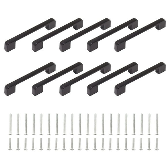 Aluminum Alloy Cabinet Handle,10PCS Cabinet Drawer Handles Kitchen Cabinet Handles Drawer Push Pull Handles Enhanced Features