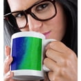 thumbnail image 2 of 3drose, Blue Green Eclipse, 11oz Mug, 2 of 6
