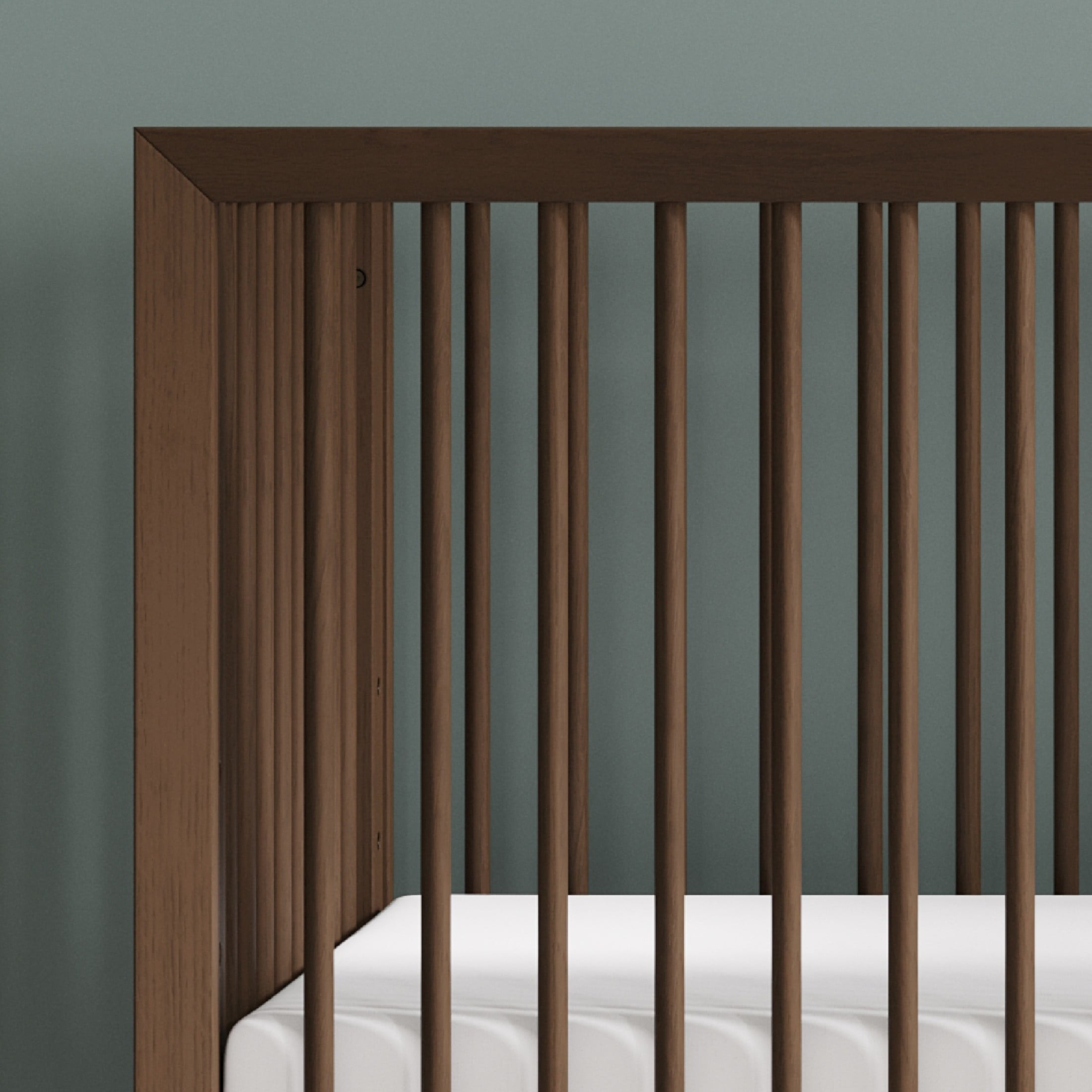Child Craft Cranbrook Crib and Dresser Nursery Set, 4-in-1 Convertible Crib with 6-Drawer Dresser, Toasted Chestnut, 2-Piece