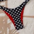 thumbnail image 6 of Women's Bikini Swimsuits Leopard Print Bathing Suit Halter High Waisted Summer Bikini Set, 6 of 8