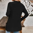 thumbnail image 4 of Women Fall Solid Color Open Front Cardigan Lightweight Long Sleeve Pure Color Slim Fit Cardigan Outerwear With Pockets Duster Sweater Cardigan Comfy Knit Cardigan plus Size Kimonos for Women Women, 4 of 6