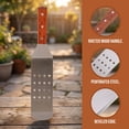 thumbnail image 5 of Unique Bargains Kitchen Utensils Spatula for Flipping and Frying Silver 14.4x2.8 inch, 5 of 5