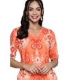 thumbnail image 5 of eloria Women's Pure Cotton Ethnic Motifs Printed A-Line Kurta, 5 of 7
