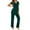 Deep Green, variant on Women's Maternity Nursing Pajamas Short Sleeve Nursing Pjs Sleepwear Set