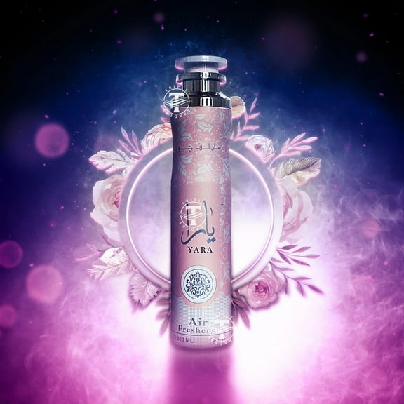 Yara Air Freshener 300ML (10.1 OZ) By Lattafa | A Refreshing Citrus & Floral Air Freshener With A Musky, Lasting Finish.