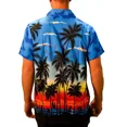thumbnail image 4 of Camisa Hawaiana Hombre Manga Corta Estampado Button, 4 of 5