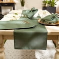 thumbnail image 6 of DII Artichoke Green Tonal Lattice Print Outdoor Table Runner 14x72, 6 of 15