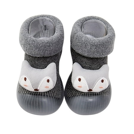 

fvwitlyh Gilrs Boots Snow Boot Toddle Footwear Winter Toddler Shoes Soft Bottom Indoor Non Slip Warm Floor 12 Month Old Shoes Boots for Girls