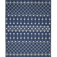 thumbnail image 2 of Nourison Grafix Moroccan Navy 8'6" x 12' Area Rug, (9x12), 2 of 8