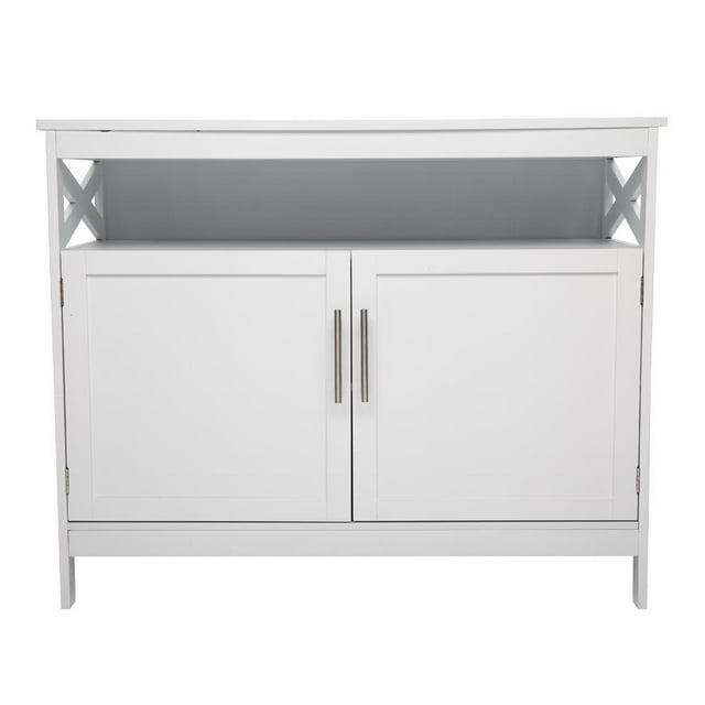 Zimtown Cocina Gabinete de almacenamiento Aparador Independiente Muebles de comedor para el hogar Zimtown contemporary