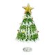 thumbnail image 1 of Árbol de Navidad de cristal, adorno artesanal colorido, regalo, cristalería, decoración de coche y escritorio, 1 of 6