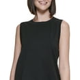 thumbnail image 2 of Calvin Klein Women's Dropped Armhole Tank Top Black Size X-Small, 2 of 3
