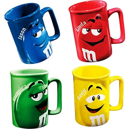 personalized red m m mug walmart com