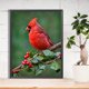 thumbnail image 1 of Cuadros Decorativos Pintura de diamante 5D DIY Taladro redondo completo Nordic Cardinal Kit Decoración del hogar DQrwqpou embutido en tela, 1 of 7