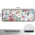 thumbnail image 5 of Kitchen Rugs Sets Of 2,Pioneer Flower Floral Print Pattern Anti Fatigue Kitchen Mat Rugs Non Slip Washable,Decorative Kitchen Floor Mats for Kitchen,Sink,Laundry,17"x47"+17"x47", 5 of 5