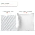 thumbnail image 3 of Nestl Velvet Throw Pillow Covers Solid Square Soft Decorative Pillow Cover for Sofa, 22" x 22", White, Pack of 2, 3 of 8