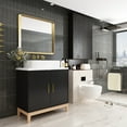 thumbnail image 7 of KULAGAGA Modern Black Bathroom Vanity Cabinet with Sink, 31.6" Wide, 7 of 7