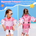 thumbnail image 2 of Chaleco de natación MoKo Kids para niños pequeños de 20 a 50 libras con forma de ballena rosa, 2 of 5
