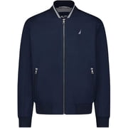 Nautica Men’s Lightweight Bomber Jacket, Blue, Medium