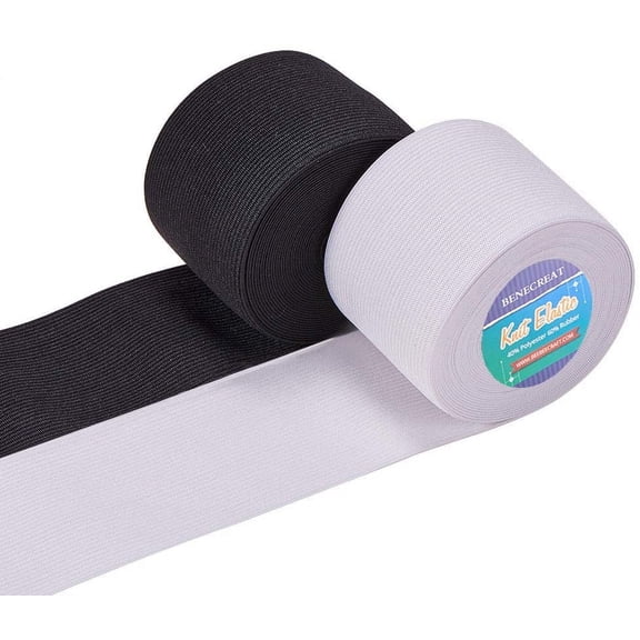 10 Yards 2.36-Inch Wide Elastic Band Heavy Stretch High Elasticity Knit Elastic ribbons