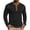 13# Black, variant on Henley Shirts for Men Ribbed Knit Long Sleeve Shirts Muscle Casual Loose Fit Color Block Trendy Fall Basic Top Lightweight Dressy Work Office Tees Business Pullovers