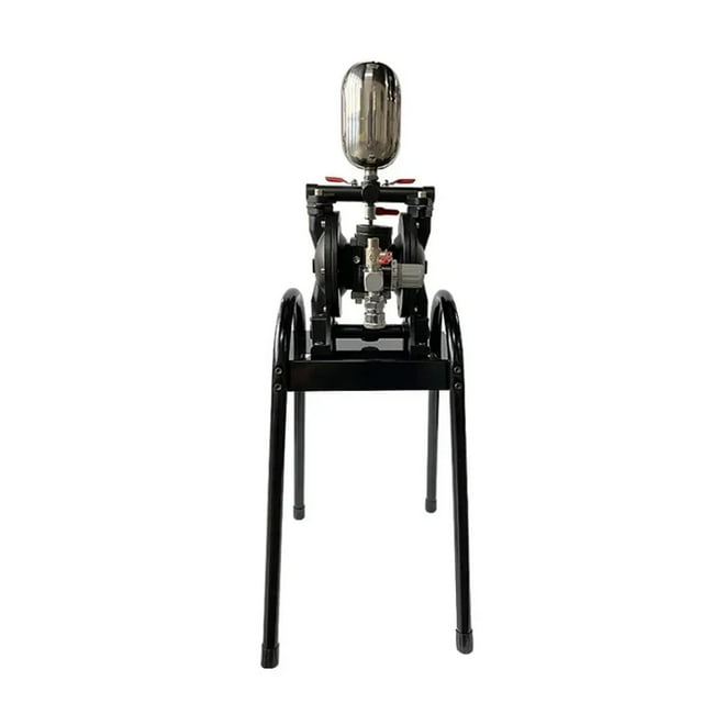 Pneumatic Diaphragm Pump, Latex Paint Spray Automatic Spray Gun Pump, High Flow Double Diaphragm Aluminum Alloy ,Sturdy & Leak-Proof Construction