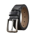 thumbnail image 6 of Men Dress Belt 47" Long PU Leather Belt for suits Jeans Accessories Uniform Black, 6 of 8