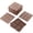 Brown, variant on 9 Pack Plastic Interlocking Deck Tiles,  Patio Deck Tile, 12"x12" Indoor Outdoor Non-Slip and Waterproof Patio Floor Decking Tiles for Garden Yard Walkway Balcony Porch Poolside