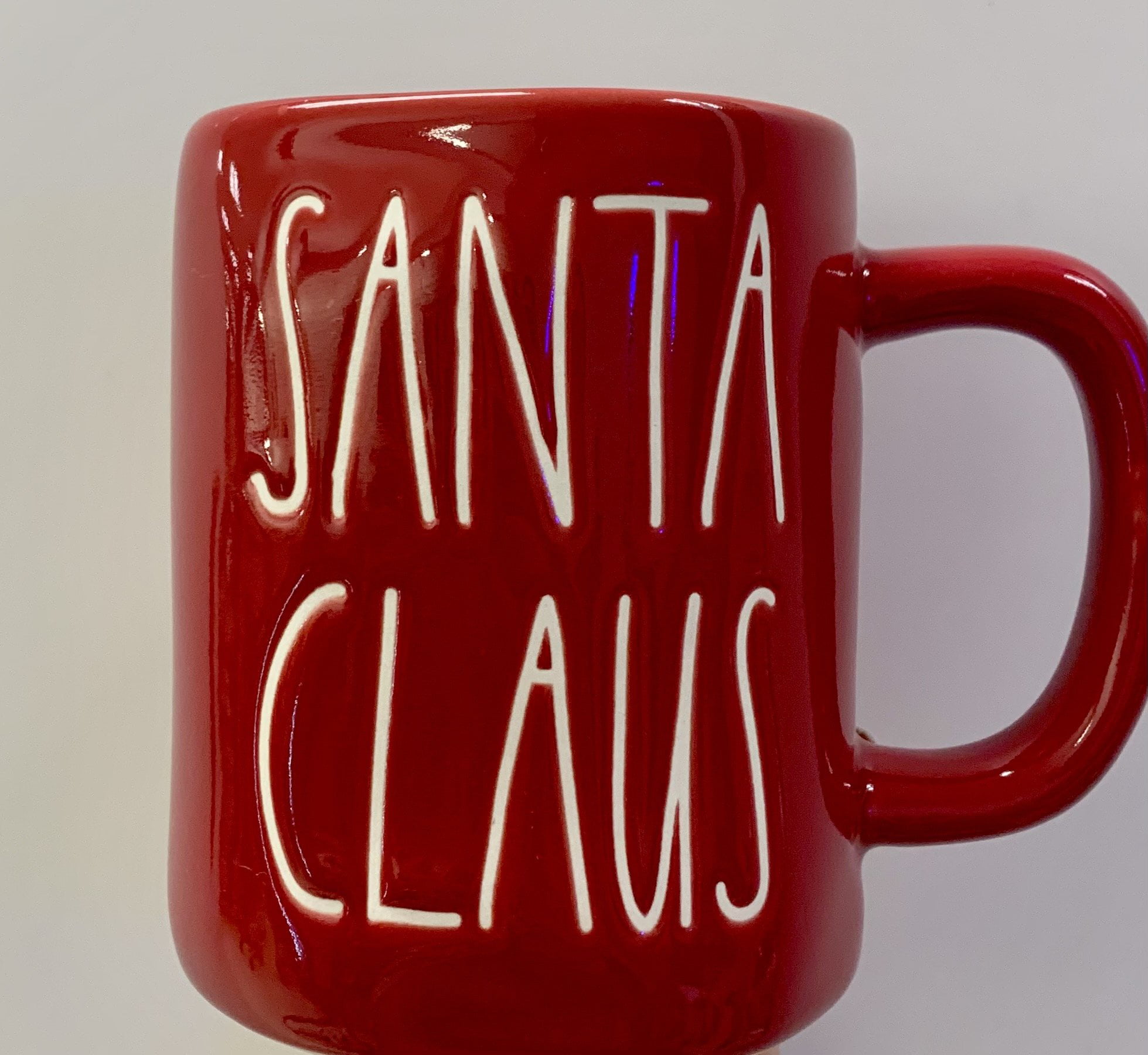 Rae Dunn Santas Cookies and Milk Ceramic Mug and Plate Set LL Large Letter Christmas Eve Gift 