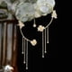 thumbnail image 3 of Minnieouse Clip de oreja para mujer, reemplazo de insecto de flor de Color sólido, diamantes de imitación exquisitos para niñas, aretes para Ropa, zapatos y accesorios Miscelánea Oro Izquierda, 3 of 6