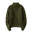 thumbnail image 5 of Mens Sweater - Autumn Winter Solid Color Half Turtleneck Long Sleeve Bottoming Sweater Jacket, Warm Layering Piece, Office Casual Wear, Soft Knit Material, High - Quality Men's Clothing, 5 of 5