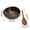 Brown, variant on HCBY Natural Coconut Bowl Set with Spoon, Handmade Fiji Style Tiki Bowl for Salad, Smoothie, Acai Bowl & Fruit, 100% Authentic Eco-Friendly Coconut Shell Bowl for Home Decor & Tropical Gift