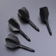 thumbnail image 5 of EeaseMX 4 plumas de dardos de hilo fino transparente, accesorio para dardos, para deportes al aire libre e interior (hilo fino y fino, negro), 5 of 7