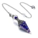 thumbnail image 1 of Péndulo de cristal de Chakra, Reiki Hexagonal, puntos de cristal curativo, péndulo de radiestesia de piedras preciosas para adivinación, Scrying Wicca oso de fresa  Electrónica, 1 of 4